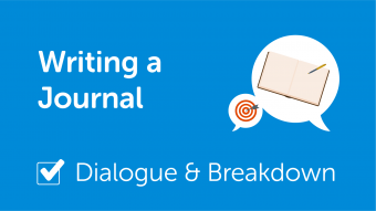 Conversation About How to Write in a Journal in French - Dialogue
