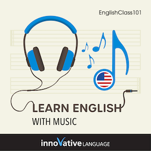 Learn English with Music audiobook cover