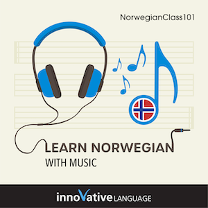 Learn Norwegian with Music audiobook cover