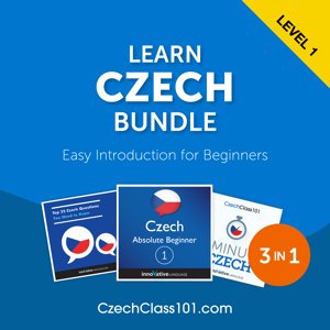 Learn Czech Bundle: Easy Introduction for Beginners, Level 1 audiobook cover