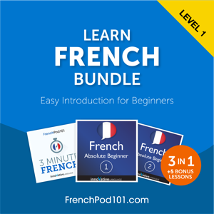Learn French Bundle: Easy Introduction for Beginners, Level 1 audiobook cover