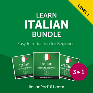 Learn Italian Bundle: Easy Introduction for Beginners, Level 1 audiobook cover