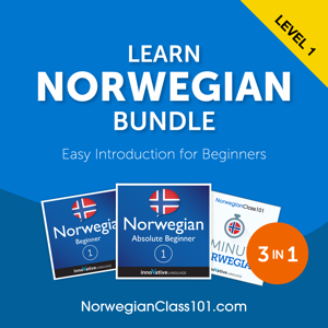 Learn Norwegian Bundle: Easy Introduction for Beginners, Level 1 audiobook cover