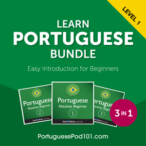 Learn Portuguese Bundle: Easy Introduction for Beginners, Level 1 audiobook cover