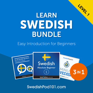 Learn Swedish Bundle: Easy Introduction for Beginners, Level 1 audiobook cover