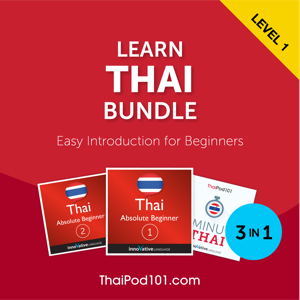Learn Thai Bundle: Easy Introduction for Beginners, Level 1 audiobook cover