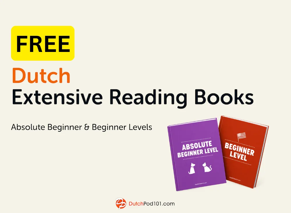 Free Dutch Extensive Reading Books for Absolute Beginner and Beginner learners