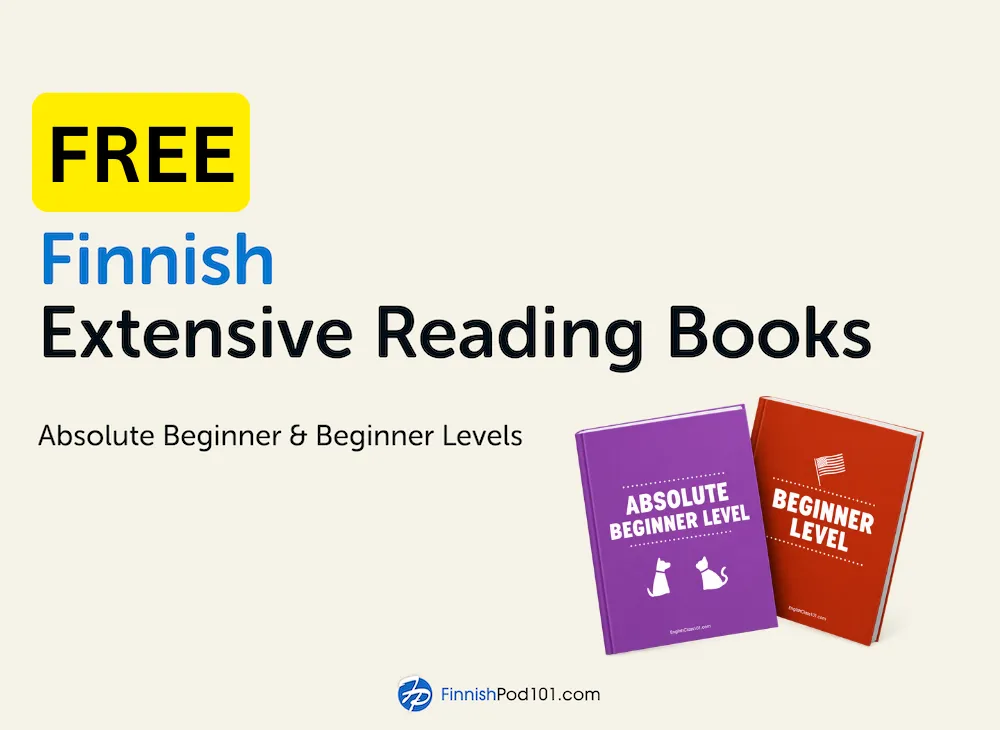 Free Finnish Extensive Reading Books for Absolute Beginner and Beginner learners