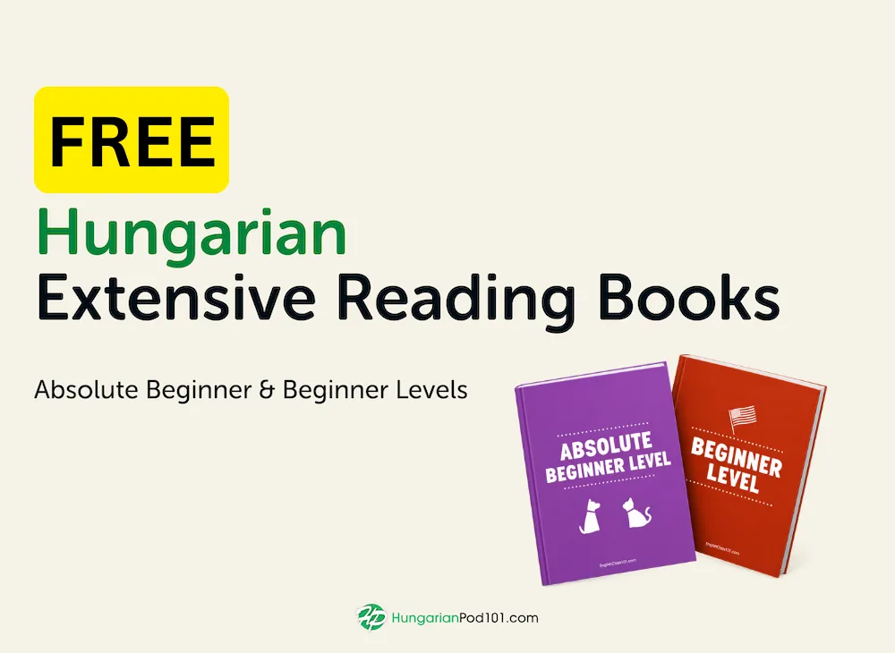 Free Hungarian Extensive Reading Books for Absolute Beginner and Beginner learners