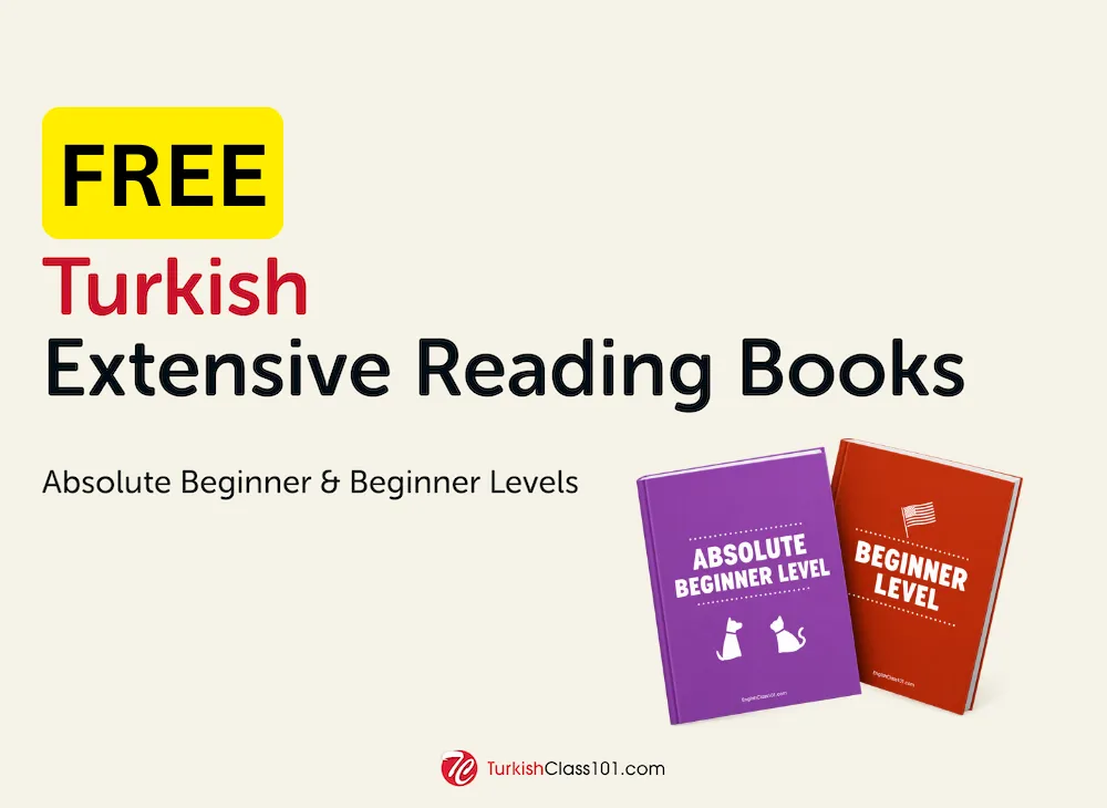 Free Turkish Extensive Reading Books for Absolute Beginner and Beginner learners