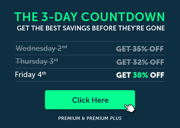 Last Day to Get 30% OFF Premium & Premium PLUS