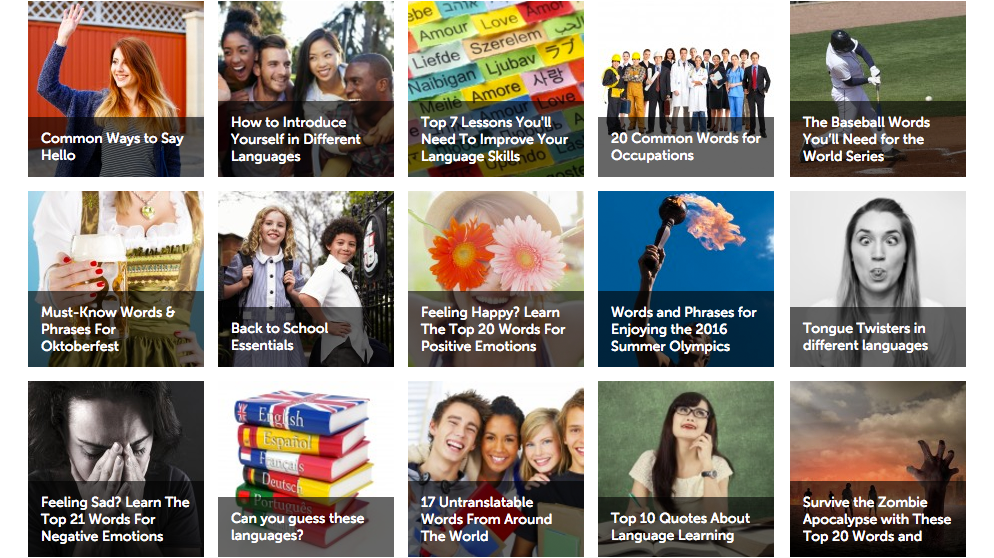 Vocabulary Lists
