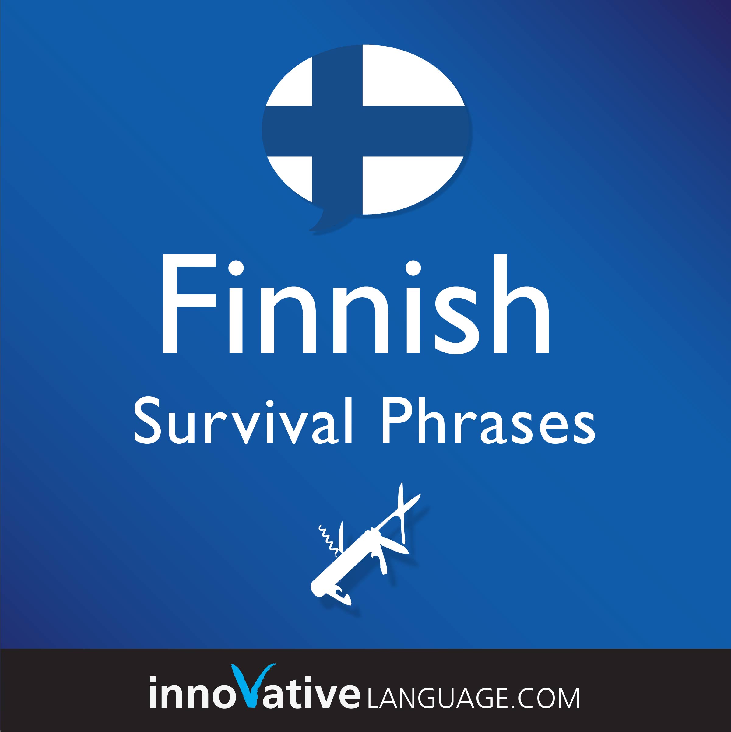 Free Survival Phrases audiobook for learning Finnish while driving.