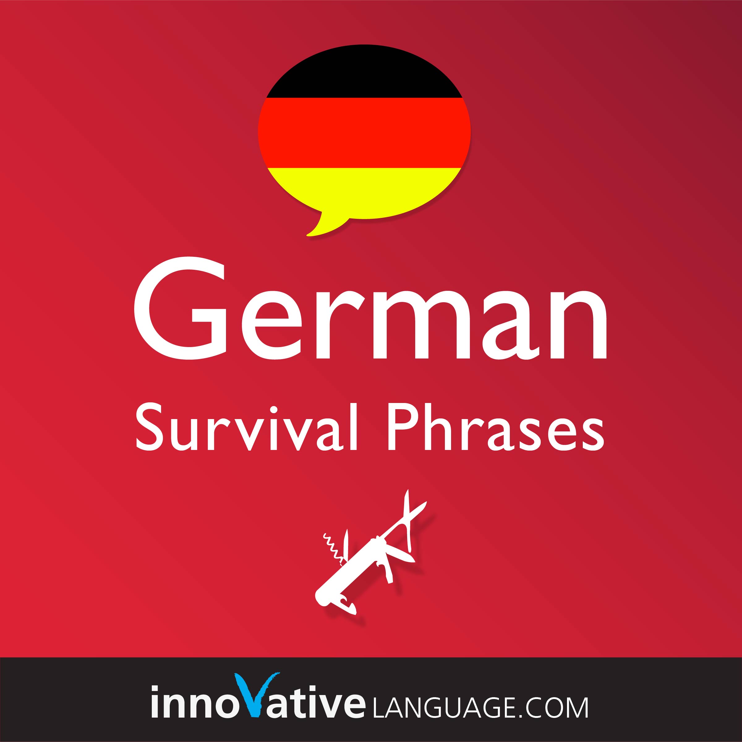 Free Survival Phrases audiobook for learning German while driving.