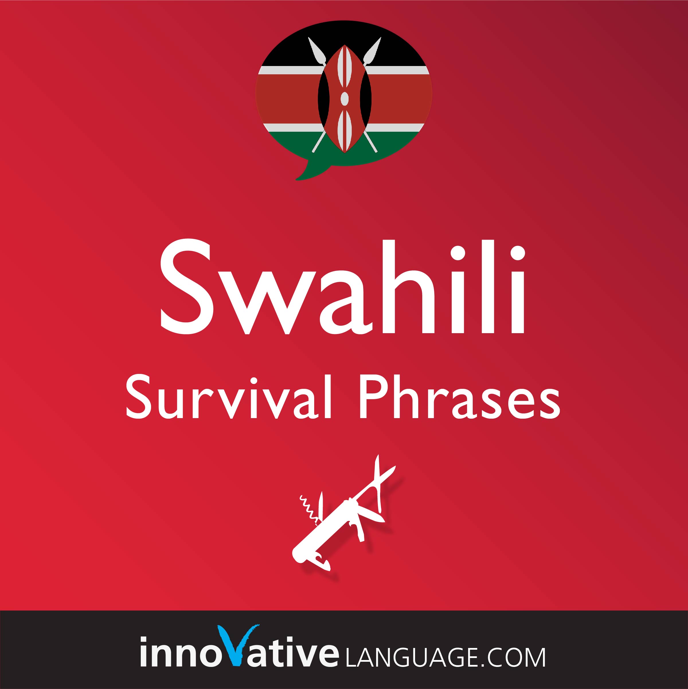 Free Survival Phrases audiobook for learning Swahili while driving.